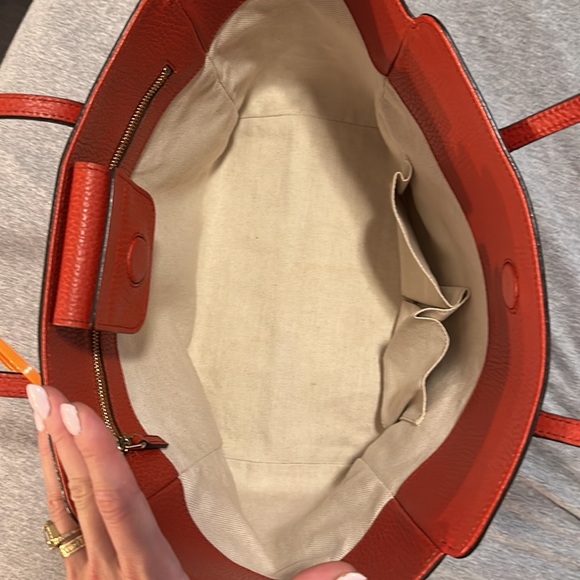 Gucci Swing Tote - Red Leather - Picture 4 of 13